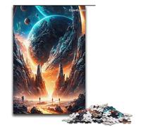 Rompecabezas de Madera Lost Terra para Adultos 1000 Piezas para niños a Partir de 12 años Juego desafiante 1000 Piezas (38 x 26 cm)