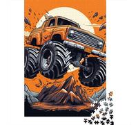 Rompecabezas de Madera Monster Truck Ultra Truck de 1000 Piezas, Rompecabezas Creativo Rectangular para familias Grandes, Juego de Ilustraciones para Adultos y Adolescentes, 1000 Piezas (75 x 50 cm)