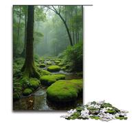 Rompecabezas de Madera Moss Well Silence para niños 1000 Piezas (75 x 50 cm)