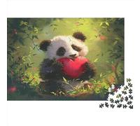 Rompecabezas de Madera Panda Gigante 1000 Piezas, 1000pcs (75x50cm), Rompecabezas para Adultos, Juego Familiar, RBGKZVYUM