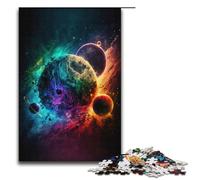 Rompecabezas de Madera para Adultos 1000 Piezas Colapso de Planetas Juego Educativo Familiar 1000 Piezas (38 x 26 cm)