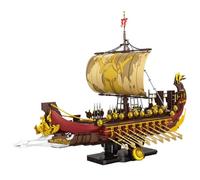 Rompecabezas de madera para adultos, 3043 piezas, kit de modelo de barco de batalla de vela grande con soporte de exhibición, juego de bloques de construcción de buques de guerra antiguos para