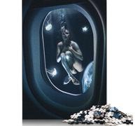 Rompecabezas de madera para adultos, 500 piezas de The Underwater Girl para adultos, juguetes educativos de aprendizaje, 500 piezas (52 x 38 cm)