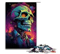 Rompecabezas de Madera para Adultos Colorido psicodélico gánster Zombis 1000 Piezas para niños a Partir de 12 años Juego desafiante 1000 Piezas (75 x 50 cm)
