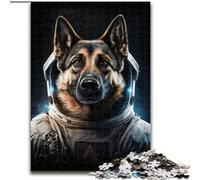 Rompecabezas de Madera para Adultos de 1000 Piezas, diseño de Perro Divertida Actividad para Disfrutar en casa, 50x75cm Una Divertida Noche de Juegos en Familia