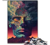 Rompecabezas de Madera para Adultos de 1000 Piezas The Multiverse Mind, Actividad educativa para Mejorar Las Habilidades cognitivas, 1000 Piezas(50x75cm)