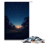 Rompecabezas de Madera para Adultos Luciérnagas en una Noche de Verano 1000 Piezas para Adultos y niños a Partir de 12 años Juguete Educativo 1000 Piezas (75 x 50 cm)