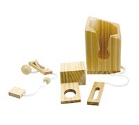 Rompecabezas de madera para botella de vino, juguete para adultos, varias fiestas, reuniones y accesorios de relajación de oficina para adultos