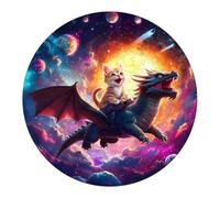 Rompecabezas De Madera -Tamaño 3D Efectos Visuales Formas Únicas Avanzado Adulto Animales Rompecabezas De Madera, Decoración del Hogar