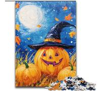 Rompecabezas de Mago de Calabaza para Adolescentes, Juguetes educativos de Aprendizaje, Juegos Familiares, adecuados para Decorar el Escritorio (50x75cm)