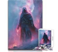 Rompecabezas de Mago místico de 1000 Piezas, Juego Educativo de concentración, conmovedor, tamaño 50x75cm