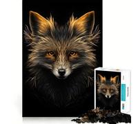 Rompecabezas de Mapache Negro y Dorado de 1000 Piezas para Adolescentes Juguete Inteligente para Jugar en Interiores Corte preciso (50x75cm)