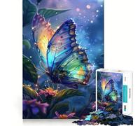 Rompecabezas de Mariposa psicodélica para Adultos, 1000 Piezas, fortalece la Memoria, Alivia el estrés, Pieza de Arte 38x52cm