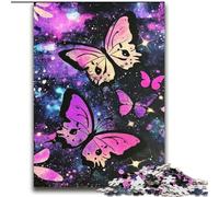 Rompecabezas de Mariposa Rosa de 2000 Piezas para Adultos y Adolescentes, Ideal para Disfrutar en Familia en casa, Regalo de cumpleaños o de Viaje (70x100cm)