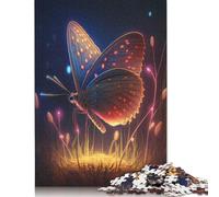 Rompecabezas de Mariposas de 500 Piezas, Rompecabezas de Madera para Adultos y Adolescentes (a Partir de 12 años), 52 x 38 cm.