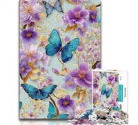 Rompecabezas de Mariposas para Adolescentes, 1000 Piezas, desafío de Inteligencia Cerebral, Juguetes adictivos para decoración del hogar (38x26cm)