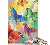 Rompecabezas de Mariposas para Adultos y Adolescentes, 1000 Piezas, de Madera, (75 x 50 cm).