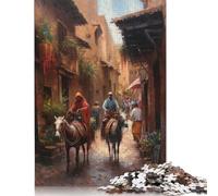 Rompecabezas de Marrakech, Marruecos, para Adultos, 1000 Piezas, para Adolescentes a Partir de 12 años, Regalo de Nochebuena, 1000 Piezas (38 x 26 cm)
