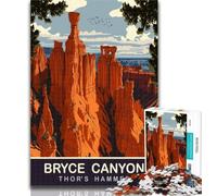 Rompecabezas de Martillo de Thor para Adolescentes 1000 Piezas, Juguetes educativos de Aprendizaje, Juegos Familiares Que fomentan el Amor en Pareja, 75x50cm