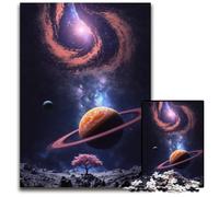 Rompecabezas de Más allá de los Anillos para Adultos, 1000 Piezas, Juego Interactivo Familiar, desafío Mental, Juguete Educativo, 26x38cm/10,23x14,96 Pulgadas