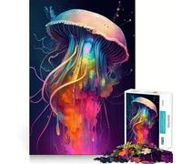 Rompecabezas de Medusas misteriosas de 1000 Piezas para Adolescentes Juego de ingenio, Tiempo de Paz, 38x26cm