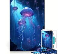 Rompecabezas de Medusas místicas de 1000 Piezas para Adolescentes Fortalece la Memoria Ocio en casa Bordes limpios Regalo Ideal (50x75cm)