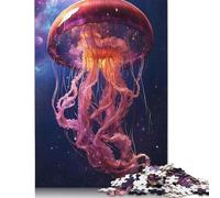 Rompecabezas de Medusas, Rompecabezas Rectangular de Papel Entrelazado de precisión para Adultos y niños, 1000 Piezas (26 x 38 cm)