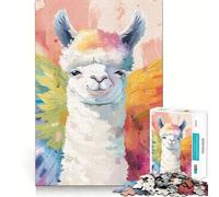Rompecabezas de Meme de Alpaca 1000 Piezas Juego de lógica y Pensamiento Experto en Corte Artesanía Tiempo de Tranquilidad Ejercicio Mental en casa (38x26cm)