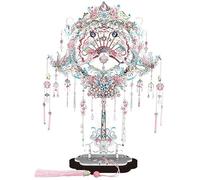 Rompecabezas de Metal 3D Kit De Rompecabezas 3D De Metal con Corona De Fénix Tradicional China para Bricolaje, Decoración De Boda De Estilo Chino.(Silver)