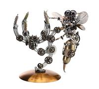 Rompecabezas de metal 3D mecánico 3D DIY Insecto Metal Kit de construcción de piezas coloridas para decoración, regalo para insectos y aficionados al bricolaje