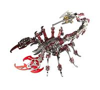 Rompecabezas de metal 3D, modelo mecánico de escorpión, decoración hecha a mano para decoración de escritorio y amigos del bricolaje (más de 200 piezas)