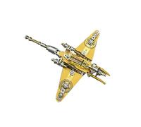 Rompecabezas de metal 3D para adultos, kit de modelo de criatura marina mecánica 3D, montaje steampunk, exhibición de escritorio de moda y regalo (123 piezas)