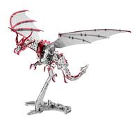 Rompecabezas de metal 3D para adultos, Thunder Pterosaurio, kit de modelo de montaje mecánico de metal 3D con articulaciones móviles, montaje de bricolaje, regalo, manualidades, pasatiempos para
