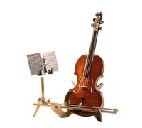 Rompecabezas de metal 3D para violín, modelo mecánico para adultos, instrumento steampunk, rompecabezas de montaje con detalles móviles, decoración de regalo coleccionable