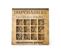 Rompecabezas de Metal, Impossibles La Colección IQ, 12 Unidades, Compactos y Portátiles, para Todas Las Edades
