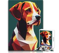 Rompecabezas de mi Perro Beagle de 1000 Piezas para Adolescentes, Juego de Aprendizaje de Pensamiento estratégico, Regalo Ideal y significativo para Cualquier Evento, tamaño 38x52cm