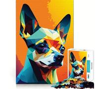 Rompecabezas de mi Perro Chihuahua para Adolescentes, 1000 Piezas, Juguete Mental, diversión, Corte Premium, Regalo considerado (50x75cm)