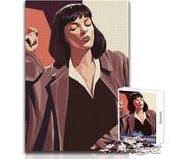 Rompecabezas de MIA Wallace Pulp Fiction de 1000 Piezas, Juego Educativo de concentración, conmovedor, tamaño 50x75cm