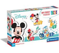 Clementoni - Puzzle Infantil Mickey Mouse, Progresivo 3-6-9-12 Piezas, My First Puzzle, a Partir de 2 años (20819), Multicolor