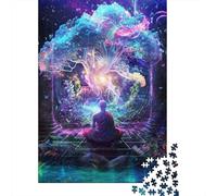 Rompecabezas de Midnight Garden para Adultos, 1000 Piezas, para Adolescentes a Partir de 12 años, Regalo de Nochebuena, 1000 Piezas (38 x 26 cm)