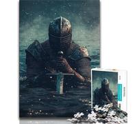 Rompecabezas de Mighty Medieval Knight para Adultos, 1000 Piezas, un Juego desafiante Ideal para Regalar a Toda la Familia (38x26cm)