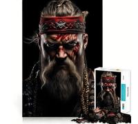 Rompecabezas de mitología vikinga de 1000 Piezas,Juguete de construcción Focus,Ajuste Firme,Montaje Seguro,Juguete de Entretenimiento para Interiores (50x75cm)