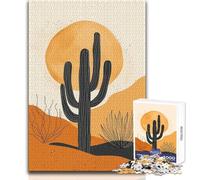 Rompecabezas de monolito del Desierto para Adultos, 1000 Piezas, Actividad educativa de construcción, Ocasiones Festivas, tamaño 38x52cm