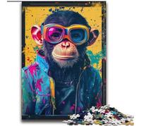 Rompecabezas de Monos de 2000 Piezas, para Mayores de 14 años, Juegos Divertidos, Actividades en casa, Regalos de cumpleaños, Regalos de Viaje (70x100cm)