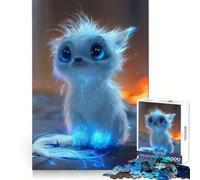 Rompecabezas de Monstruos de Chimenea sin esponjosidad, 1000 Piezas para Adolescentes, Recuerdo nítido, Placer Relajante, Corte Uniforme, Ideal (38x52cm)