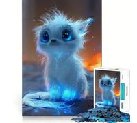 Rompecabezas de Monstruos de Chimenea sin Pelusa,1000 Piezas,Juguete para desarrollar la Capacidad cognitiva,Superficie Lisa y sin Rebabas,Actividad Relajante para Grupos en Interiores (50x75cm)