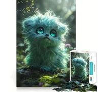 Rompecabezas de Monstruos Florales sin esponjosidad para Adultos,1000 Piezas,Juego de Memoria Cerebral,Corte Fino,Acabado Premium,Forma entretenida de Pasar Las Horas Libres (38x26cm)