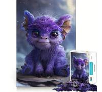 Rompecabezas de Monstruos Perezosos sin esponjosidad para Adultos,1000 Piezas,Juego Think Boost,Estructura de Encaje precisa,fácil de Aprender,diversión para Toda la Familia (50x75cm)