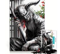 Rompecabezas de Monstruos samurái de 1000 Piezas para Adolescentes, Juguete de lógica, diversión y Entretenimiento, Corte Suave, (50x75cm)