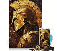 Rompecabezas de Mosaico de Guerreros espartanos para Adultos, 1000 Piezas, Juguete Inteligente, Juego Relajante, Arte de Corte preciso, Coleccionable 38x26cm